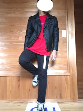 「RUSTY（ラスティ）のアイテム」を使った、ばるさん（メンズ・172cm）の秋コーディネート