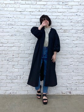 「NICE CLAUP（ナイスクラップ）のアイテム（ワンピース/ドレス）」を使った、なおさん（レディース・160cm）の春コーディネート