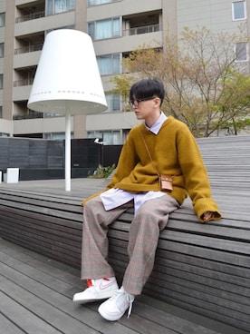 橋本さん(メンズ・174cm)の春コーディネート