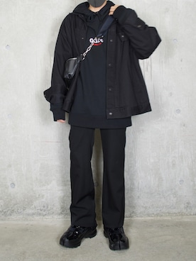 「デニム ジャケット」｜橋本さん（メンズ・173cm）の秋コーディネート