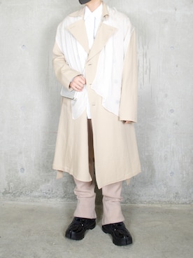 「DRESSEDUNDRESSED（ドレスドアンドレスド）のアイテム（ジャケット/アウター）」を使った、橋本さん（メンズ・173cm）の秋コーディネート