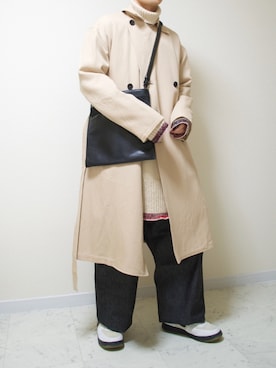 「DRESSEDUNDRESSED（ドレスドアンドレスド）のアイテム（ジャケット/アウター）」を使った、橋本さん（メンズ・173cm）の冬コーディネート