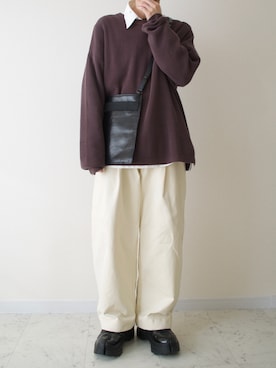 「PATRICK STEPHAN（パトリックステファン）のアイテム」を使った、橋本さん（メンズ・173cm）の冬コーディネート