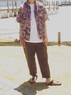 りゅうさん（メンズ・170cm）の夏コーディネート