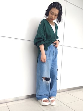 MIYAMOさん（レディース・155cm）の夏コーディネート