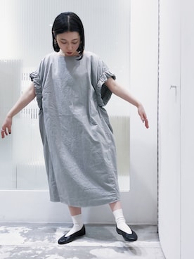 「La Tenace（ラテナーチェ）のアイテム」を使った、MIYAMOさん（レディース・155cm）の冬コーディネート