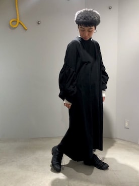 「アイテム（アクセサリー）」を使った、MIYAMOさん（レディース・155cm）の冬コーディネート