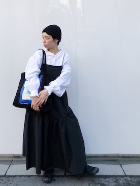 「アイテム（アクセサリー）」を使った、MIYAMOさん（レディース・155cm）の春コーディネート