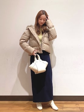 chisaさん（レディース・157cm）の冬コーディネート