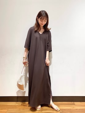 ワンピース ドレスを使った 汗染み防止 の人気ファッションコーディネート Wear