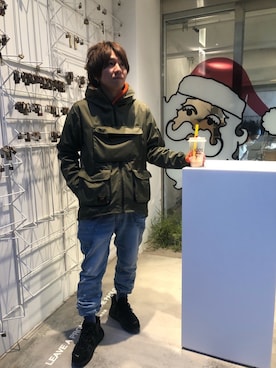 「アイテム（ピアス（片耳用））」を使った、Dさん（メンズ・162cm・20代）の秋コーディネート