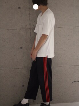 「MARC JACOBS（マークジェイコブス）のアイテム（ピアス（両耳用））」を使った、takoさん（メンズ・175cm）の夏コーディネート