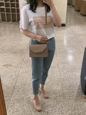 「MIXXO（ミッソ）のアイテム」を使った、sayaさん（レディース・150cm）の夏コーディネート