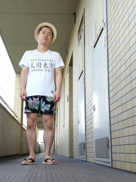 つちはるさん（メンズ・160cm）の夏コーディネート