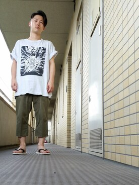 つちはるさん（メンズ・160cm）の夏コーディネート