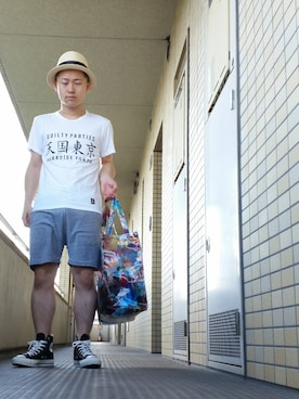 つちはるさん（メンズ・160cm）の夏コーディネート