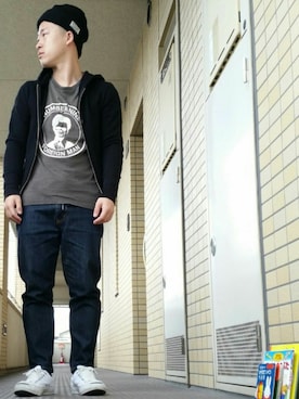 つちはるさん（メンズ・160cm）の秋コーディネート