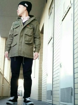 つちはるさん（メンズ・160cm）の冬コーディネート