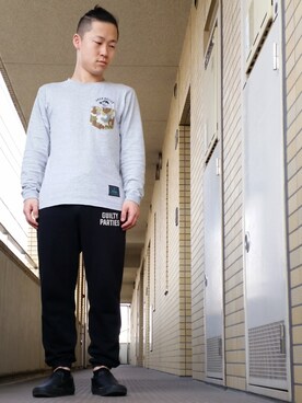 「arch（アーチ）のアイテム」を使った、つちはるさん（メンズ・160cm）の春コーディネート