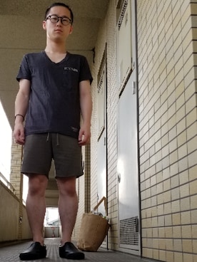 つちはるさん（メンズ・160cm）の夏コーディネート