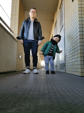 つちはるさん(メンズ・160cm)の冬コーディネート