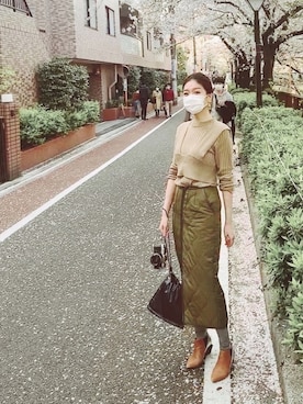 「Lui's（ルイス）のアイテム（アクセサリー）」を使った、sheeeeenさん（レディース・166cm）の春コーディネート