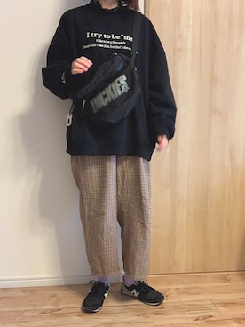 uineさん（レディース・161cm）の冬コーディネート