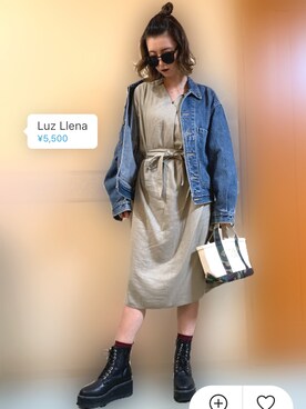 「Luz Llena（ラズレナ）のアイテム」を使った、yyyyさん（レディース・160cm）の秋コーディネート