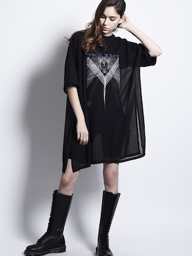 「PARADOX（パラドックス）のアイテム（ワンピース/ドレス）」を使った、H>FRACTAL OSAKAさん（レディース・170cm）の春コーディネート