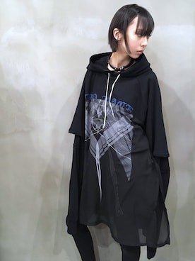 「PARADOX（パラドックス）のアイテム（ワンピース/ドレス）」を使った、H>FRACTAL OSAKAさん（レディース・165cm）の春コーディネート
