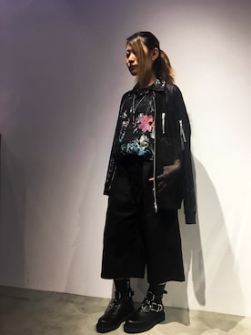 「MiLLioN＄ORchesTRA（ミリオンダラーオーケストラ）のアイテム」を使った、H>FRACTAL OSAKAさん（メンズ・165cm）の夏コーディネート