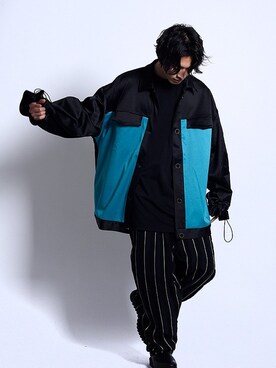 「MUZE（ミューズ）のアイテム（ジャケット/アウター）」を使った、H>FRACTAL OSAKAさん（メンズ・175cm）の秋コーディネート