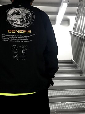 「PARADOX（パラドックス）のアイテム（その他アウター）」を使った、H>FRACTAL OSAKAさん（メンズ・165cm）の春コーディネート