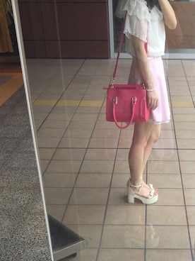 「George.（ジョージ）のアイテム（トップス）」を使った、ヒカリさん（レディース・160cm）の夏コーディネート