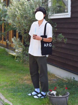 かーでさん（メンズ・171cm）の夏コーディネート