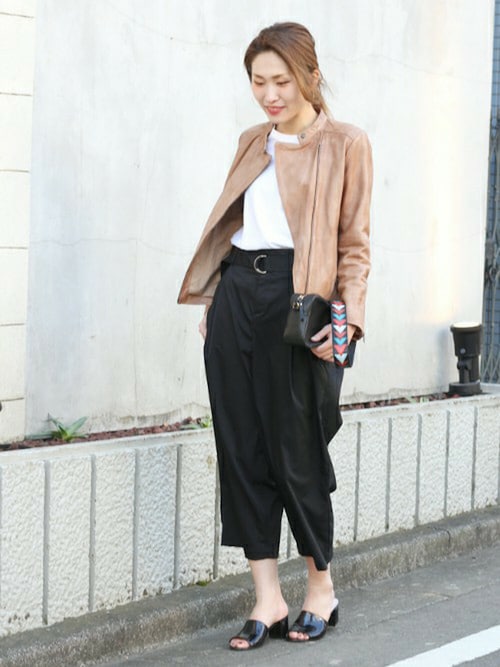 Sugi Journal Standard Relume みなとみらい店 Journal Standard Relumeのライダースジャケットを使った コーディネート Wear