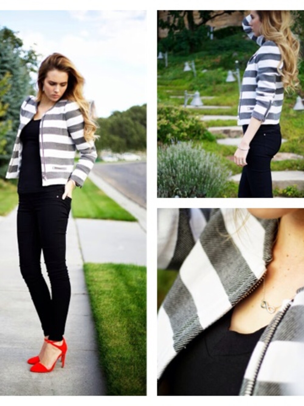 「heels、jacket 、necklace、pants、wild butterfly boutique、Windsor、ZARA」｜Sheridan Gregoryさん（レディース）の秋コーディネートの1枚目の写真