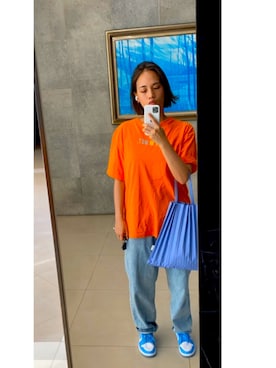 「coen（コーエン）のアイテム（デニムパンツ、ブルー系）」を使った、GYさん（レディース）の夏コーディネート