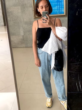 「NIKE SB（ナイキエスビー）のアイテム（スニーカー、イエロー系）」を使った、GYさん（レディース）の夏コーディネート