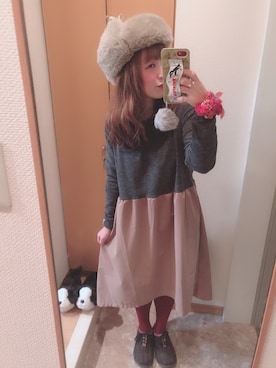 「Casselini（キャセリーニ）のアイテム（PC・スマホグッズ/家電）」を使った、ちびえみこさん（レディース・150cm）の夏コーディネート
