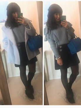 Hidemi さん（レディース・153cm）の冬コーディネート