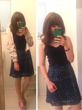 「アイテム（ブルゾン）」を使った、Hidemi さん（レディース・153cm・30代）の夏コーディネート