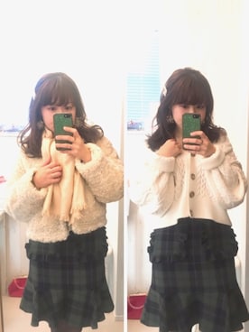「アイテム（ブルゾン）」を使った、Hidemi さん（レディース・153cm・30代）の冬コーディネート