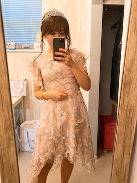 「ドレスアップ」｜「アイテム（その他）」を使った、Hidemi さん（レディース・153cm）の春コーディネート