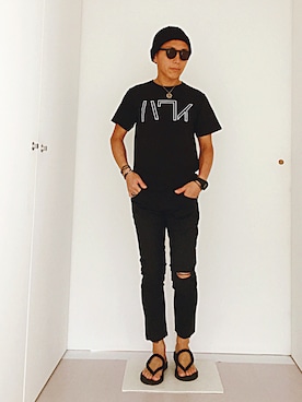 「SILVER AS ART（シルバーアズアート）のアイテム」を使った、ハッピーマンさん（メンズ・168cm）の夏コーディネート