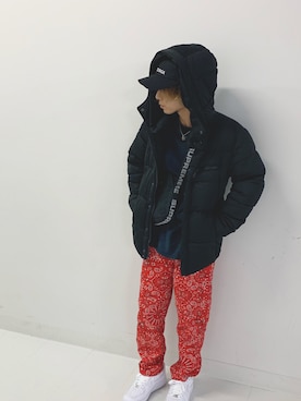 「BALENCIAGA」｜「アイテム（その他アウター）」を使った、TOSHIKIさん（メンズ・160cm）の秋コーディネート