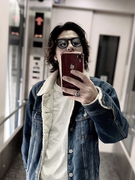 「Champion（チャンピオン）のアイテム（ニット/セーター）」を使った、TOSHIKIさん（メンズ・160cm）の春コーディネート