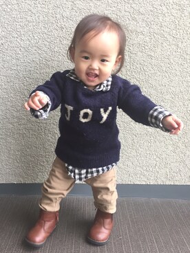 ♡yunyun♡さん（キッズ・80cm）の冬コーディネート