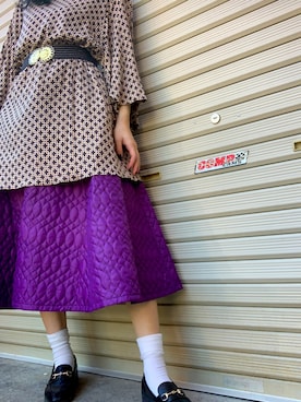 「アイテム（その他トップス、ゴールド系）」を使った、Nagisaさん（レディース・162cm）の夏コーディネート