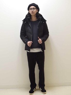 「MK MICHEL KLEIN HOMME （エムケーミッシェルクランオム）のアイテム（ジャケット/アウター）」を使った、木藤 徹さん（メンズ・178cm）の冬コーディネート